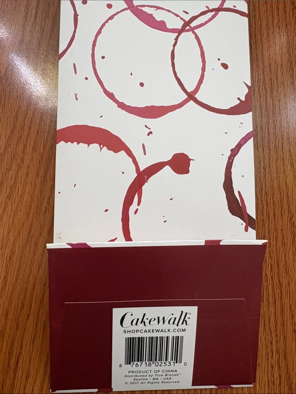 Set of 3 Cakewalk Decorative Wine Gift Bags - Polka Dot, Map, Circle Designs